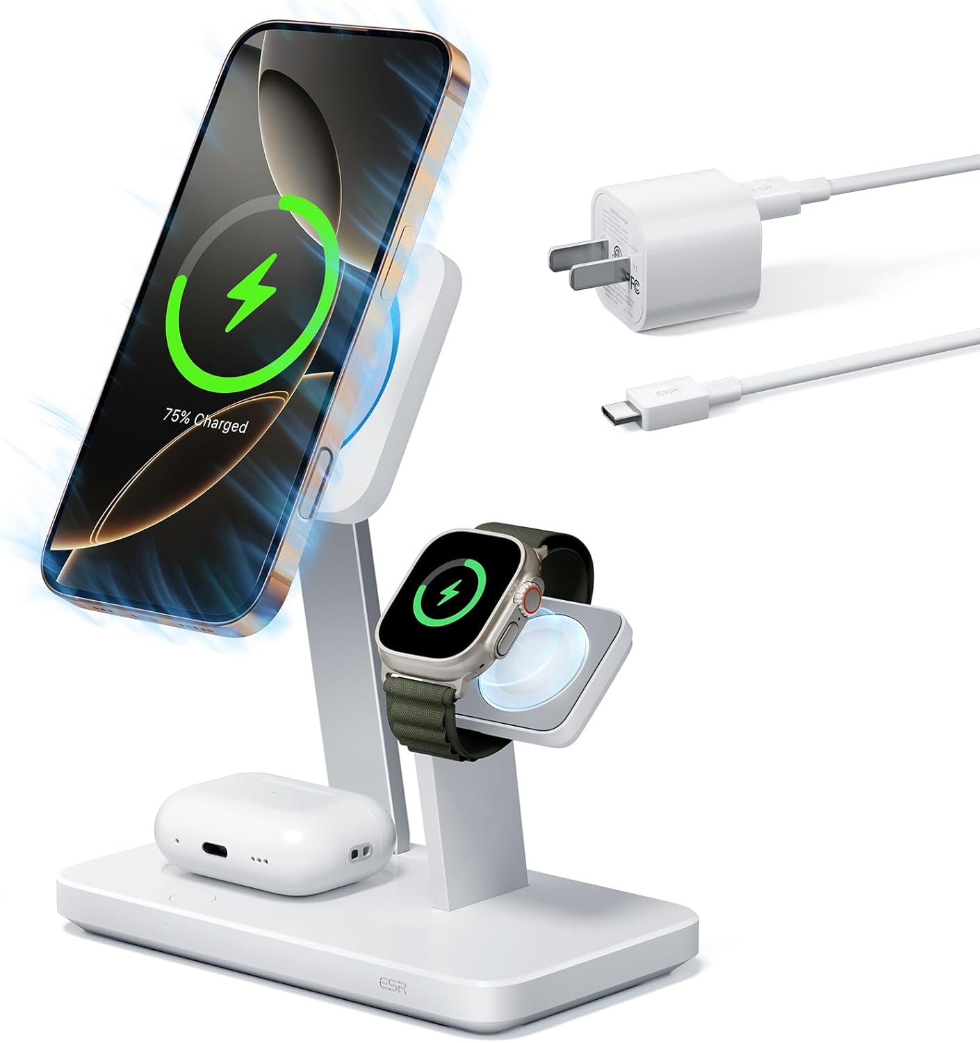 ESR 3-in-1 MagSafe Charging Station Review: 1,000+ JD Reviews Analyzed