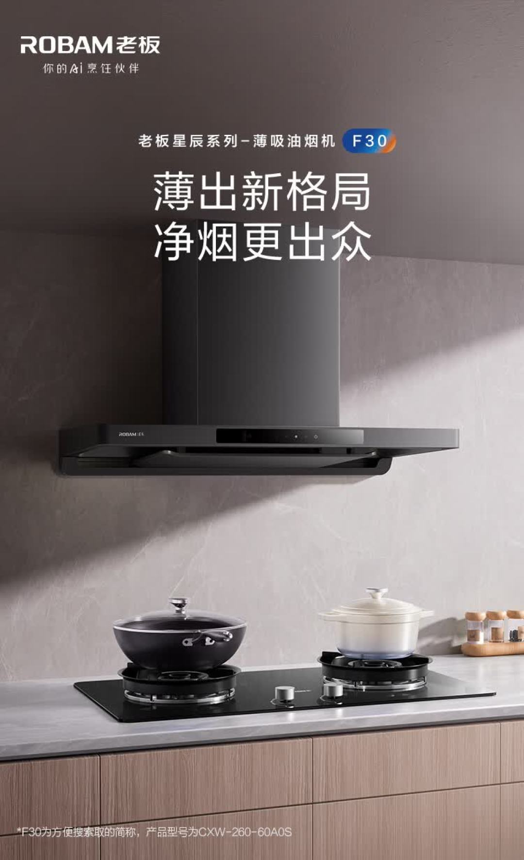 Robam 60A0S Cooker Set Review 2026: 1050Pa Static Pressure for High-Rises at ¥2,344