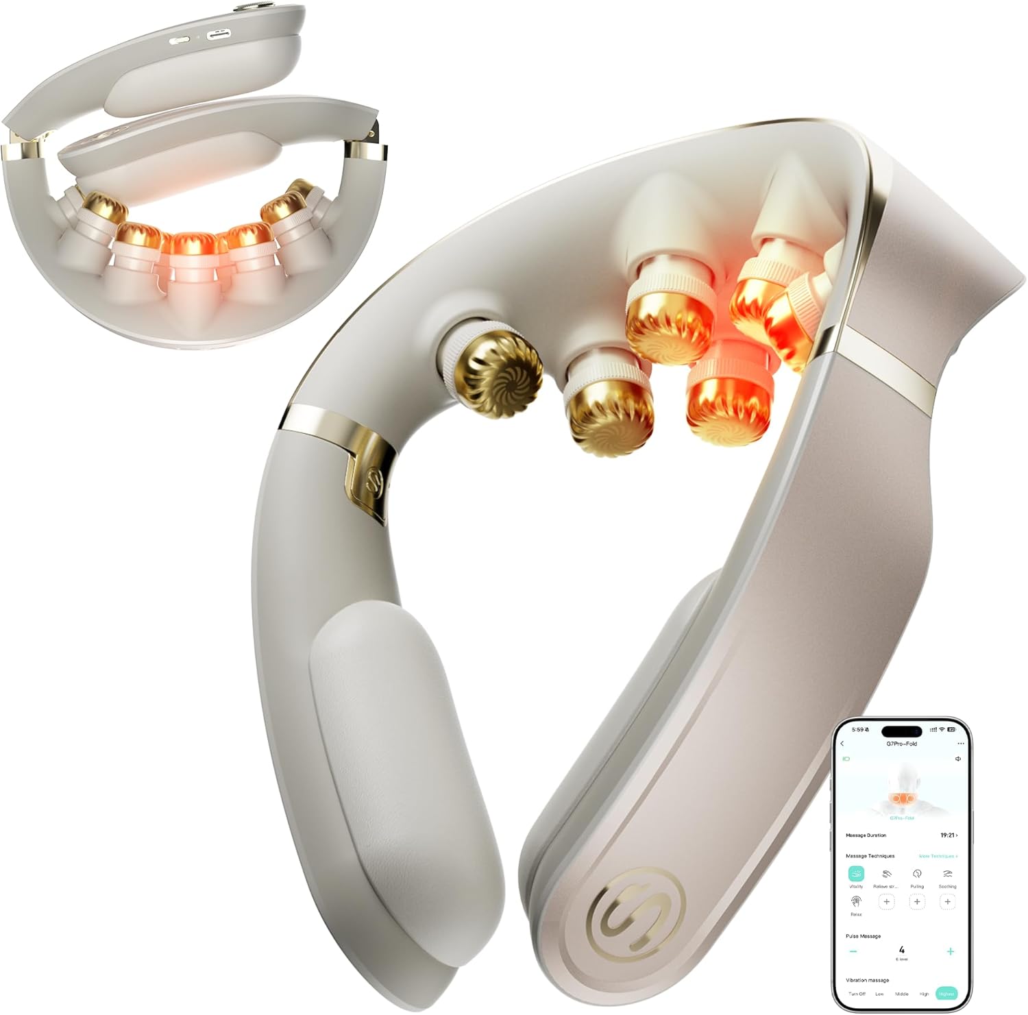SKG K6 Neck Massager Review: Portable EMS Relief for Desk Workers