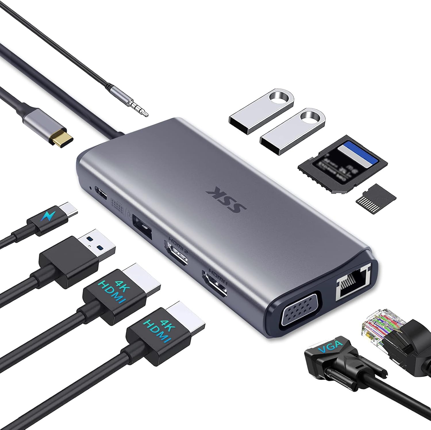 SSK USB-C Hub 300Mbps Review: Budget Compact Hub with Surprising Speed