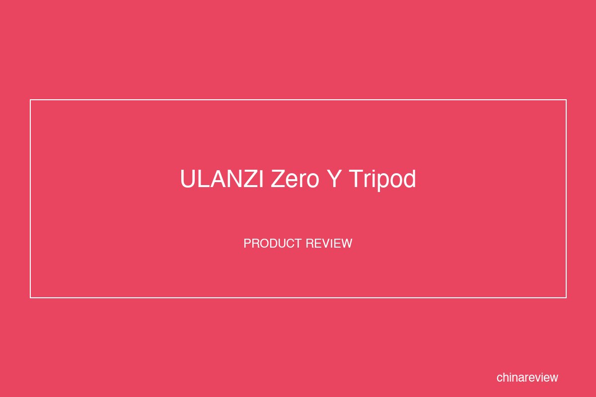 Ulanzi Zero Y Tripod Review: Ultralight Carbon Fiber Travel Tripod