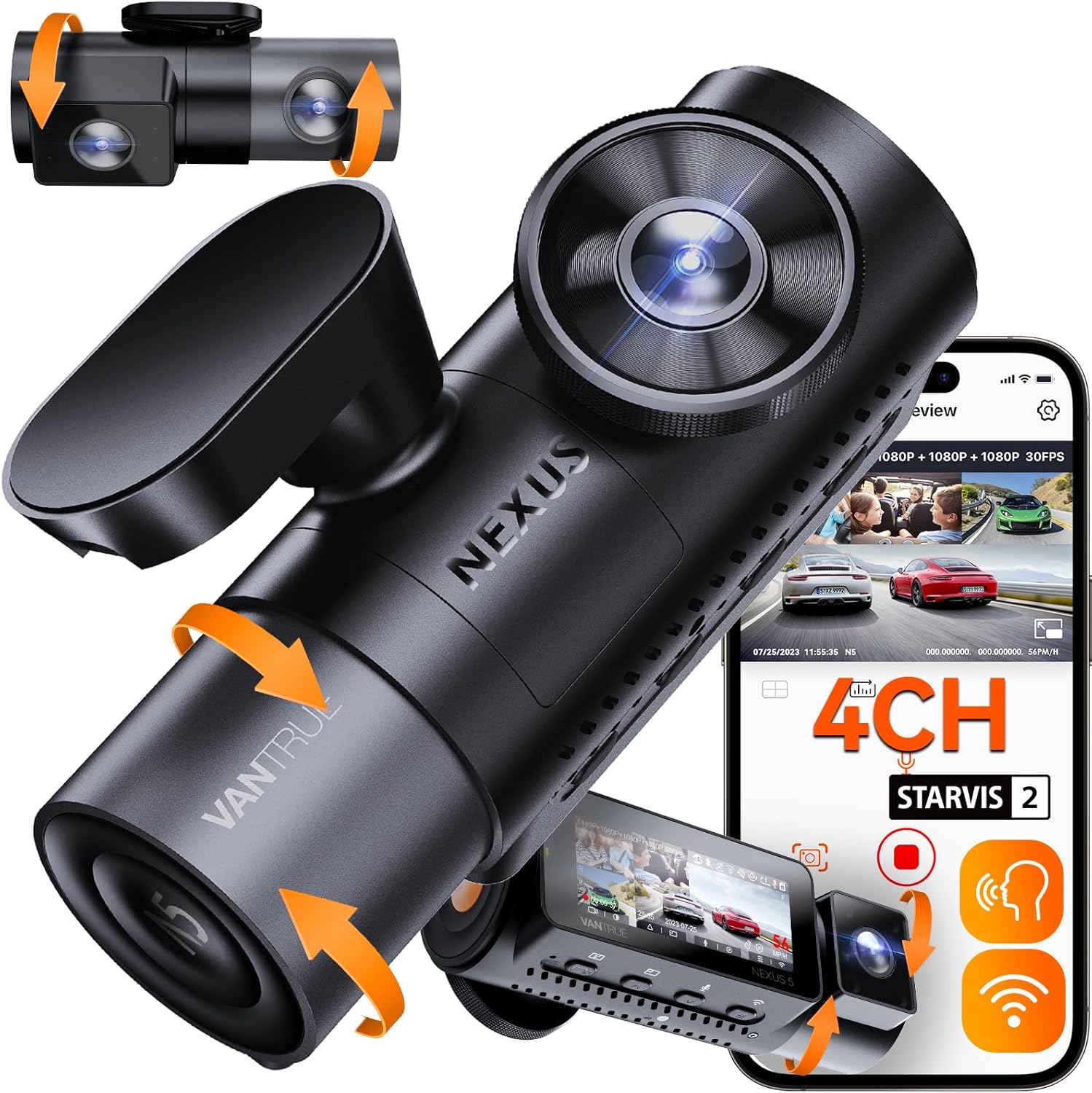 Vantrue N5 4CH Dash Cam Review: True 4-Channel Recording with Sony IMX678
